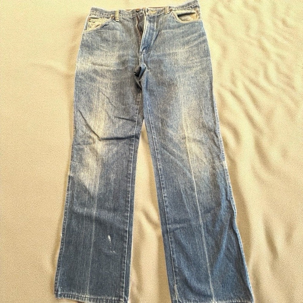 Wrangler Men's Jeans 34x32 Style 85311PW Vintage USA Made Straight Leg‎ Denim